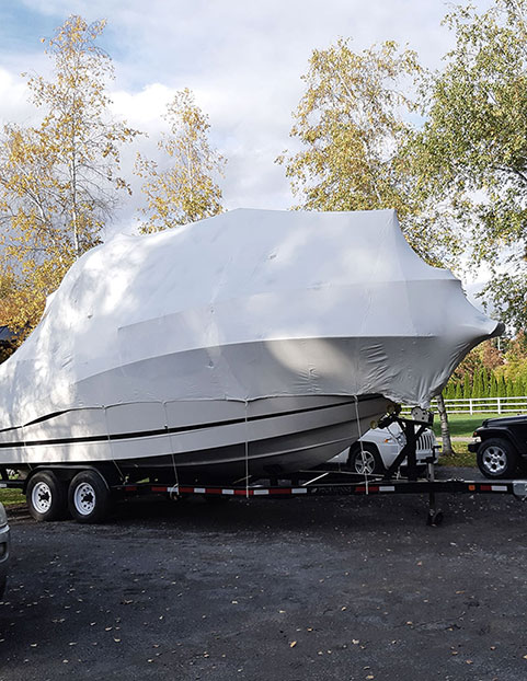 Boat storage and winterizing on the Ottawa River